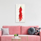 Chili Peppers Kitchen Art Pannel Canvas Afdruk (Insitu (Woonkamer))