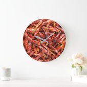 Chili Peppers Kitchen Clock Grote Klok (Huis)