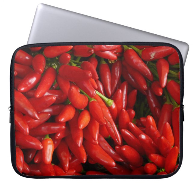 Chili Peppers Laptop Sleeve (Voorkant)