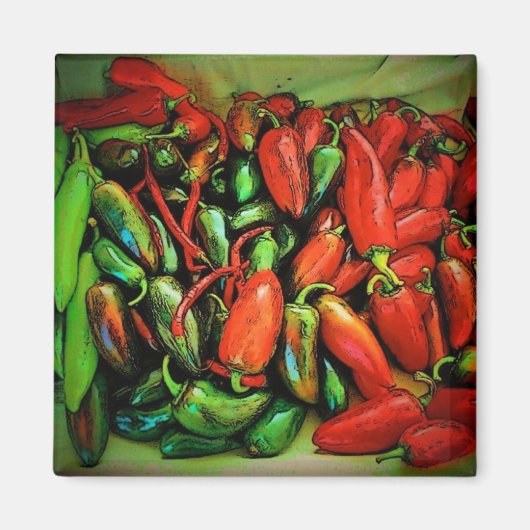 Chili Peppers Magnet (Devant)