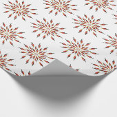 Chili Peppers Mandala Art Cadeaupapier (Hoek)