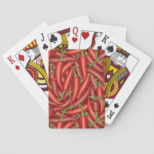 Chili Peppers Pokerkaarten (Achterkant)