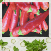 Chili Peppers Theedoek (Gevouwen)