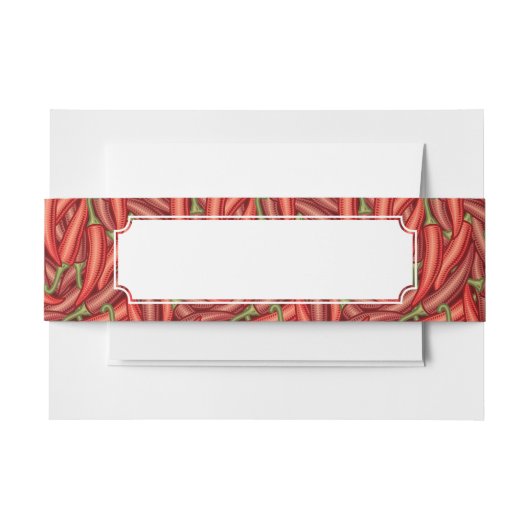 Chili Peppers Uitnodigingen Wikkel (Voorkant Voorbeeld)