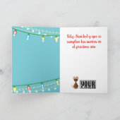 Chili piment lire carte de Noël culinaire (Intérieur)