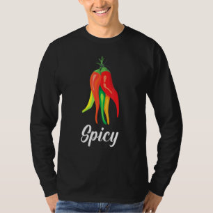 Chili - Pittig - Groenten - Kruiden - Fruit - Pepe T-shirt