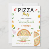 Chili Pizza Invitations d'anniversaire (Devant)