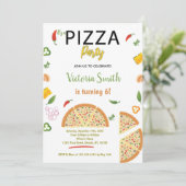 Chili Pizza Invitations d'anniversaire (Debout devant)