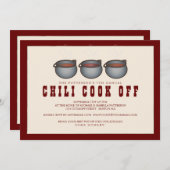Chili Pot Trio Chili Uitnodiging (Voorkant / Achterkant)