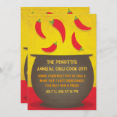 Chili Pot - Uitnodiging afromen (Voorkant / Achterkant)