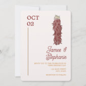 Chili Ristra Invitations de mariage Mariage (Devant)