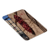 Chili Ristras Père Noël Fe New Mexico Magnet (Côté Droit)