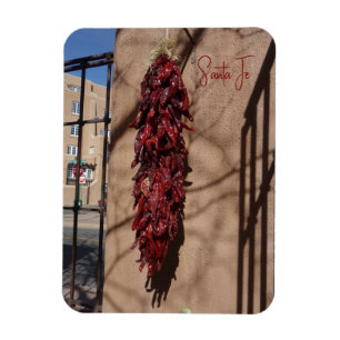 Chili Ristras Santa Fe New Mexico Magnet Magneet