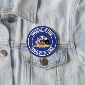 Chili Ronde Emblem Button 7,6 Cm (In situ)