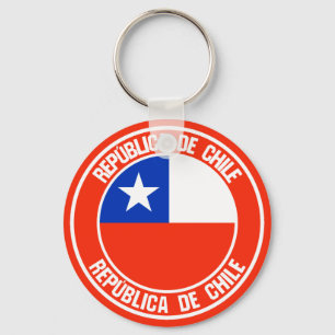 Chili Ronde Emblem Sleutelhanger