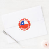 Chili Ronde Emblem Sticker (Envelop)