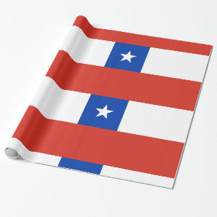 Chili Rood Blauw Cadeaupapier