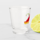 Chili rouge chaud verre à chaud (Gauche)