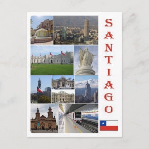 Chili - Santiago - Mozaïek - Briefkaart