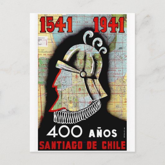 Chili Santiago Revel Briefkaart (Voorkant)