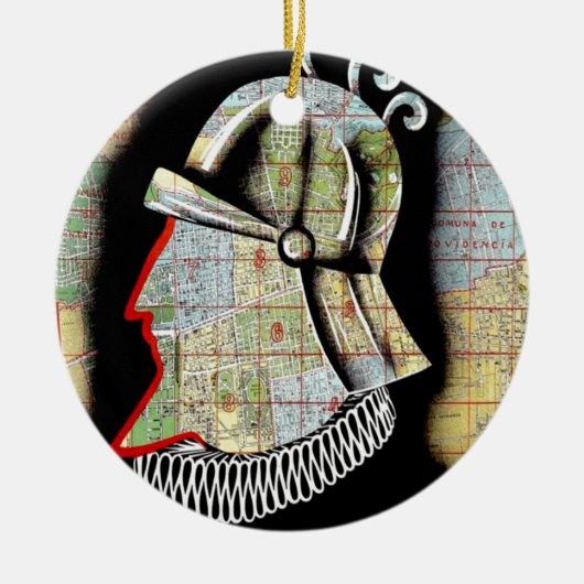  Chili Santiago Revel Keramisch Ornament (Voorkant)