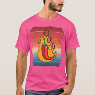 Chili Shirt Vrouwen Chili Spice Spicy Food Red Chi