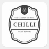 Chili Spice jar Labels (Voorkant)