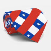 Chili Stropdassen, mode Chileense vlag, bedrijf Stropdas (Opgerold)