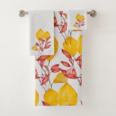 Chili & Turmeric sur un ensemble de serviettes de  (En situation)