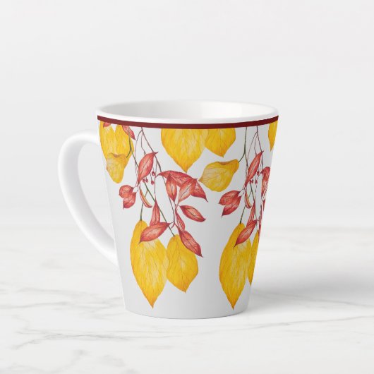 Chili & Turmeric sur une petite Mug en latte (Angle gauche)