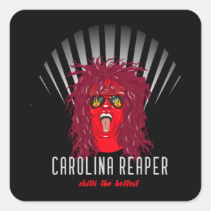 Chili Vierkante Sticker