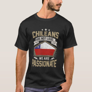 Chili Vlag Gepassioneerd Chilenen Meisjes & Vrouwe T-shirt