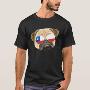 Chili Vlag Pug Hond Zak T-shirt