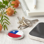 Chili-vlag Sleutelhanger (Zijkant)