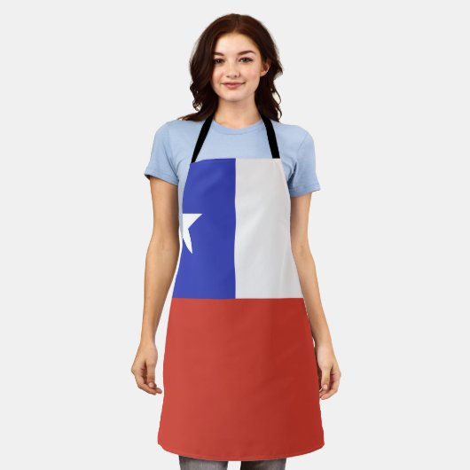 Chili-vlagemblem Schort (Gedragen)