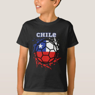 Chili Voetbal Chileense Vlag Voetbal Fan Shirt
