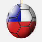 Chili-voetbalversier Keramisch Ornament (Links)