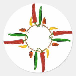 Chili Zia Ronde Sticker