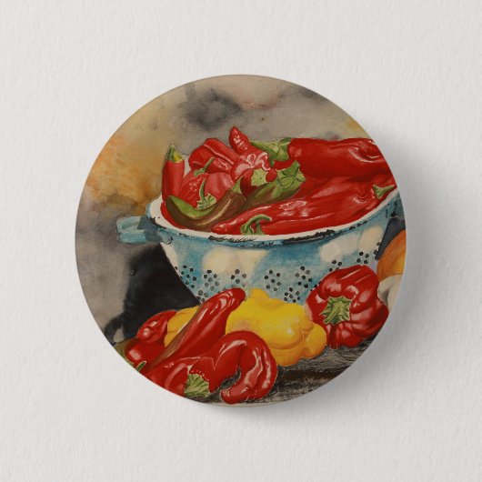 Chilies! Ronde Button 5,7 Cm (Voorkant)
