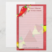 chilipeper briefpapier (Voorkant / Achterkant)