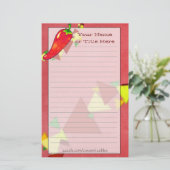 chilipeper briefpapier (Staand voorkant)
