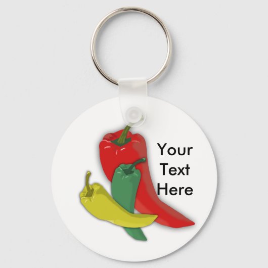Chilipeper Groep Sleutelhanger (Voorkant)