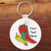 Chilipeper Groep Sleutelhanger (Voorkant)