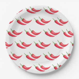 Chilipeper Papieren Bordje
