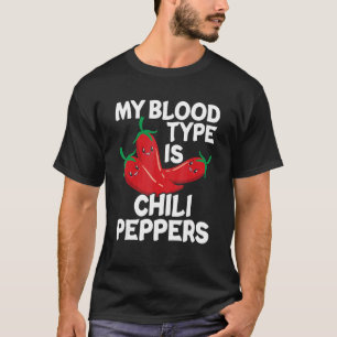 Chilipepers Rode Hete Pittige Peper Eet Mexicaans T-shirt
