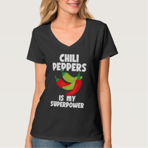 Chilipepers Rode Hete Pittige Peper Eet Mexicaans T-shirt