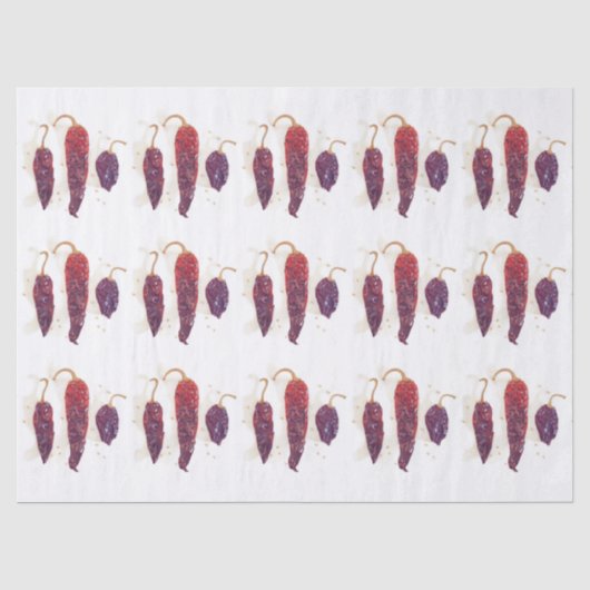 CHILIPEPERS tissuepapier (Voorkant)