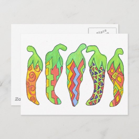 Chilis Incognito Briefkaart (Voorkant / Achterkant)