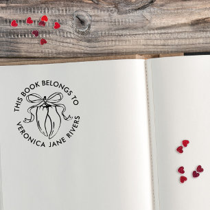 Chili's met strik omwikkeld Behoort tot Boek Plaat Zelfinktende Stempel