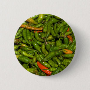 Chili's Te Koop Op Markt Ronde Button 5,7 Cm